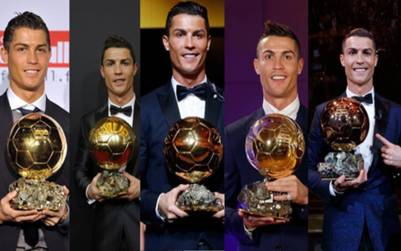 Ronaldo có bao nhiêu quả bóng Vàng? Danh hiệu gần nhất là khi nào?